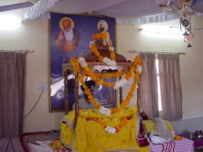 Parkash of Guru Granth Sahib at second lele of Jeejal Ram Mandir