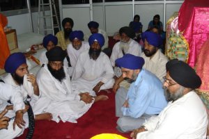 Guru Granth Sahib Satkar Committee Members meeting with DSGMC Personnel.