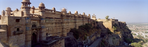 Panorama of Gwalior Fort, Madhya Pradesh (Photo: Wikipedia)
