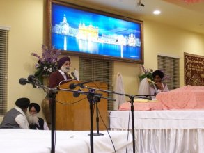 Col. GS Sandhu at Gurdwara Sahib San Jose