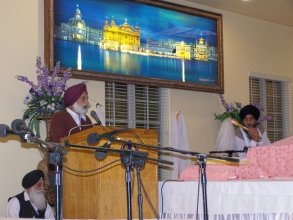Col. GS Sandhu at Gurdwara Sahib San Jose