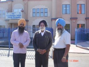 Col. GS Sandhu at Gurdwara Sahib Sacramento